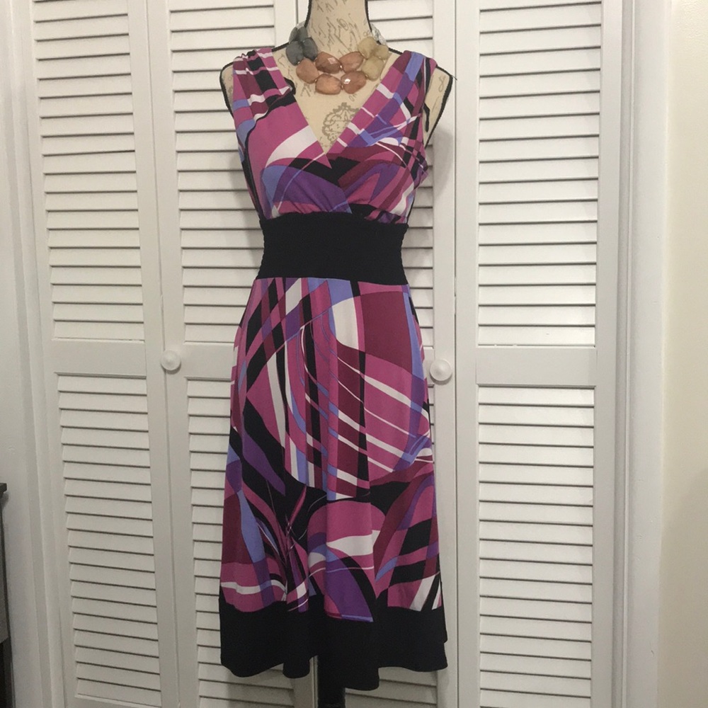 Rabbit Rabbit Rabbit Abstract Dress - image 1